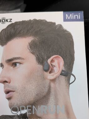 Aftershokz OpenRun Mini Bone Conduction Headphones - Slate Gray